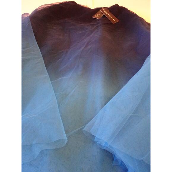 Sachin + Babi Maxine Skirt Blue Ombre Tulle Layered A Line Skirt XS/S NWT 498 - Picture 5 of 5